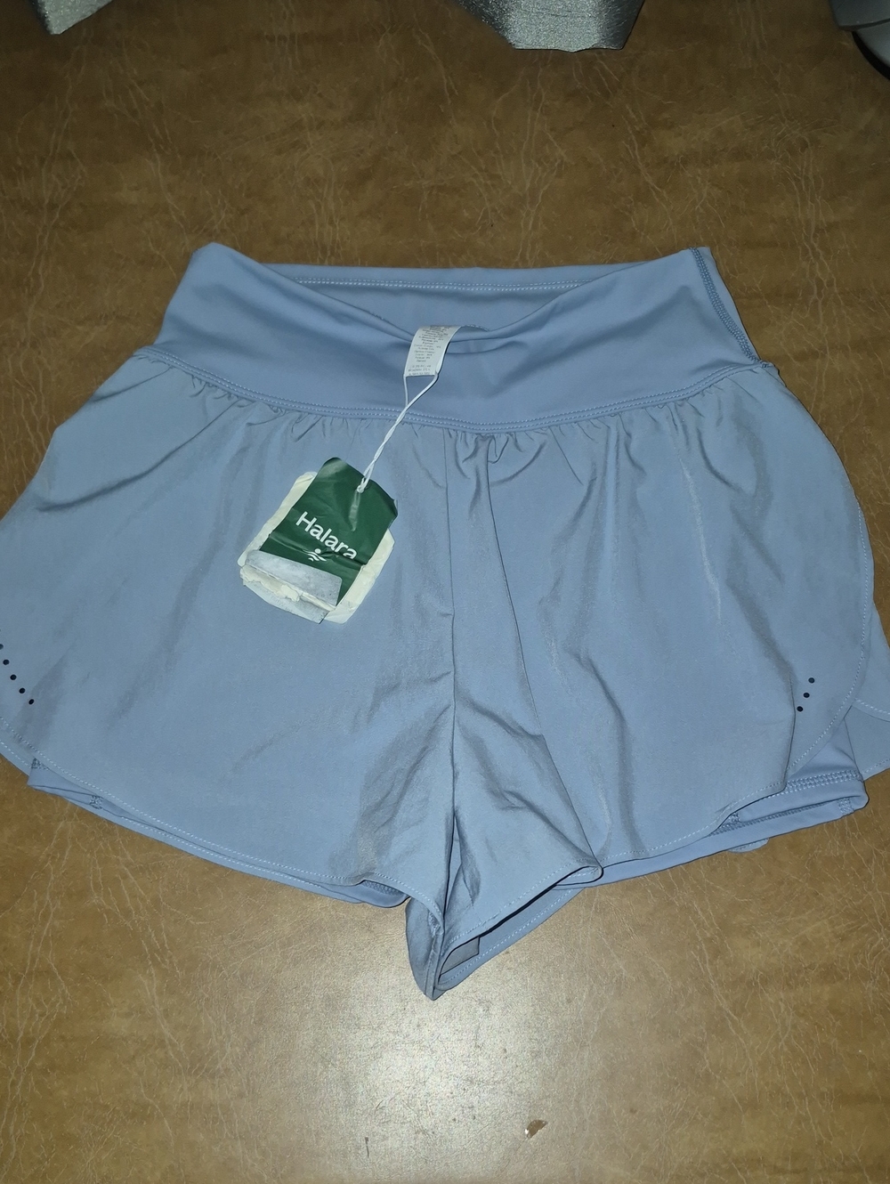 NWT HALARA Softly Zero Quick Dry Hi Rise Run Shorts 3" SIZE S